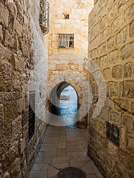 A street in the Old City of Jerusalem