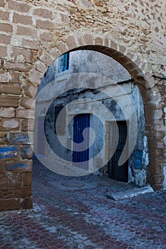 Street of the old city in Safi, Morocco