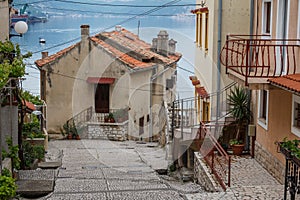 Street in the old part of small Bakar town