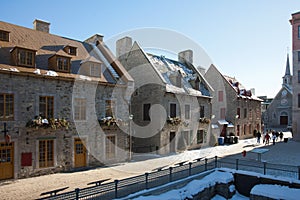 Street of Old Quebec city