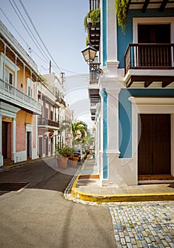 Street in Old San Juan, Puerto Rico