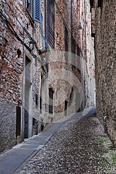 Street in Old Town of Bergamo