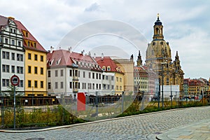 Street in the old town of Dresden