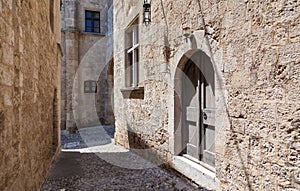 Street in Old Town Rhodes