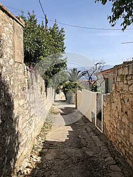 Street in the old town of Supetar