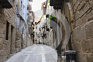 Street Old town Valderrobres