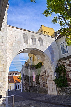 Street of the old town of Veszprem