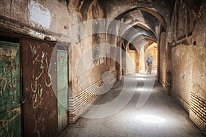 Street in old town of Yazd, Iran