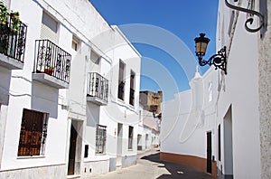 Street of Olivenza, Extremadura region photo
