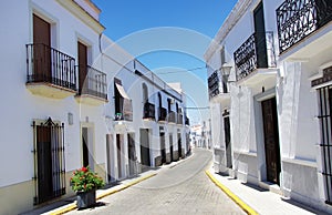 Street of Olivenza, Extremadura , Spain