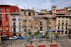 Street in Pamplona, Spain photo