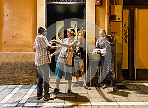 Street in Pamplona, Spain