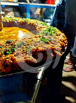 Street panipuri stall in festivals