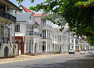 Street of Paramaribo photo