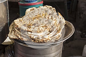 Street parantha stall