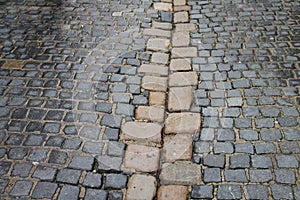 Street Pattern of Cobblestones