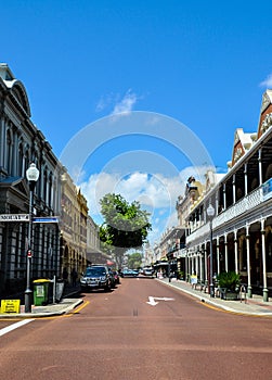 Street Perspective in Historic Fremantle