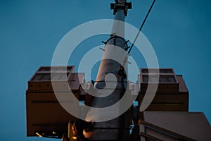 Street photo - Outdoor antenna with equipmen