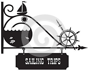 Street pointer Travel sailing