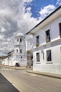 Street in Popayan, Colombia photo