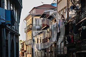 Street of porto in portugal typicall and colorfull house