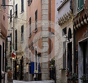 Street in Portovenere, Italy