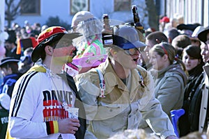 Street procession at the German carnival Fastnacht