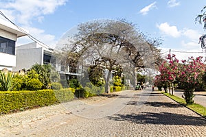 Street in a residential area of Hawassa, Ethiop