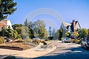 Street in the residential area of Oakland