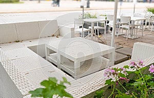 Street Restaurant Table, Empty Cafe Tables, Bar Terrace, Outdoor Restaurants, Outside Trattoria