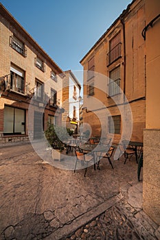 Street restaurant in Toledo, Spain