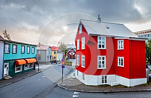 Street in Reykjavik photo