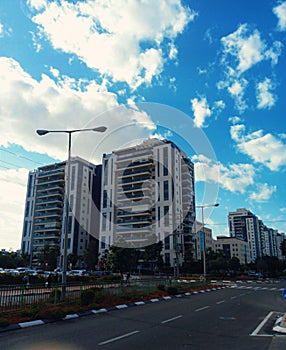 Street in Rishon Le-Zion city