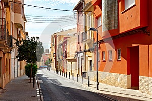 Street road Mediterranean architecture Spain