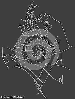 Street roads map of the AVERBRUCH BOROUGH, DINSLAKEN