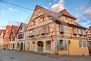 Street of a Rothenburg ob der Tauber