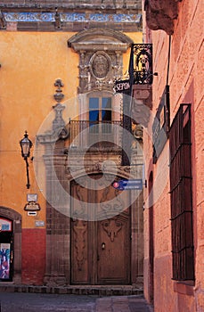 Street of San Miguel de Allende, Guanajuato, Mexico photo