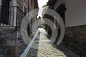 Street of San Vicente de la Barquera, Spain