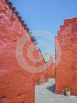 Street of Santa Catalina Monastery photo