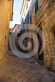 Street in Santa Fiora, Tuscany