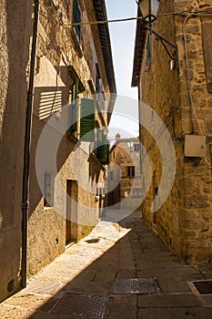 Street in Santa Fiora, Tuscany