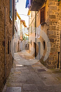 Street in Santa Fiora, Tuscany