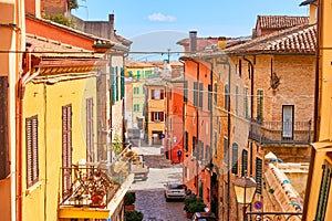 Street in Santarcangelo di Romagna