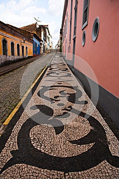 Street of sao luis of maranhao brazil photo