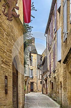 Street in Sarlat-la-Caneda, France