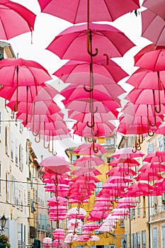 Street scape of Grasse, France