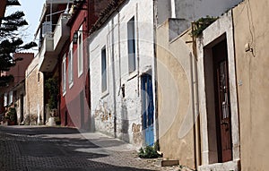 Street Scene In Archanes Crete Greece