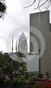 Street Scene in Downtown Cleveland, Ohio