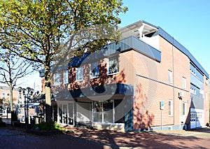 Street Scene in Downtown Munster, Lower Saxony