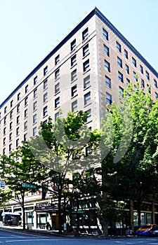 Street Scene in Downtown Portland, Oregon